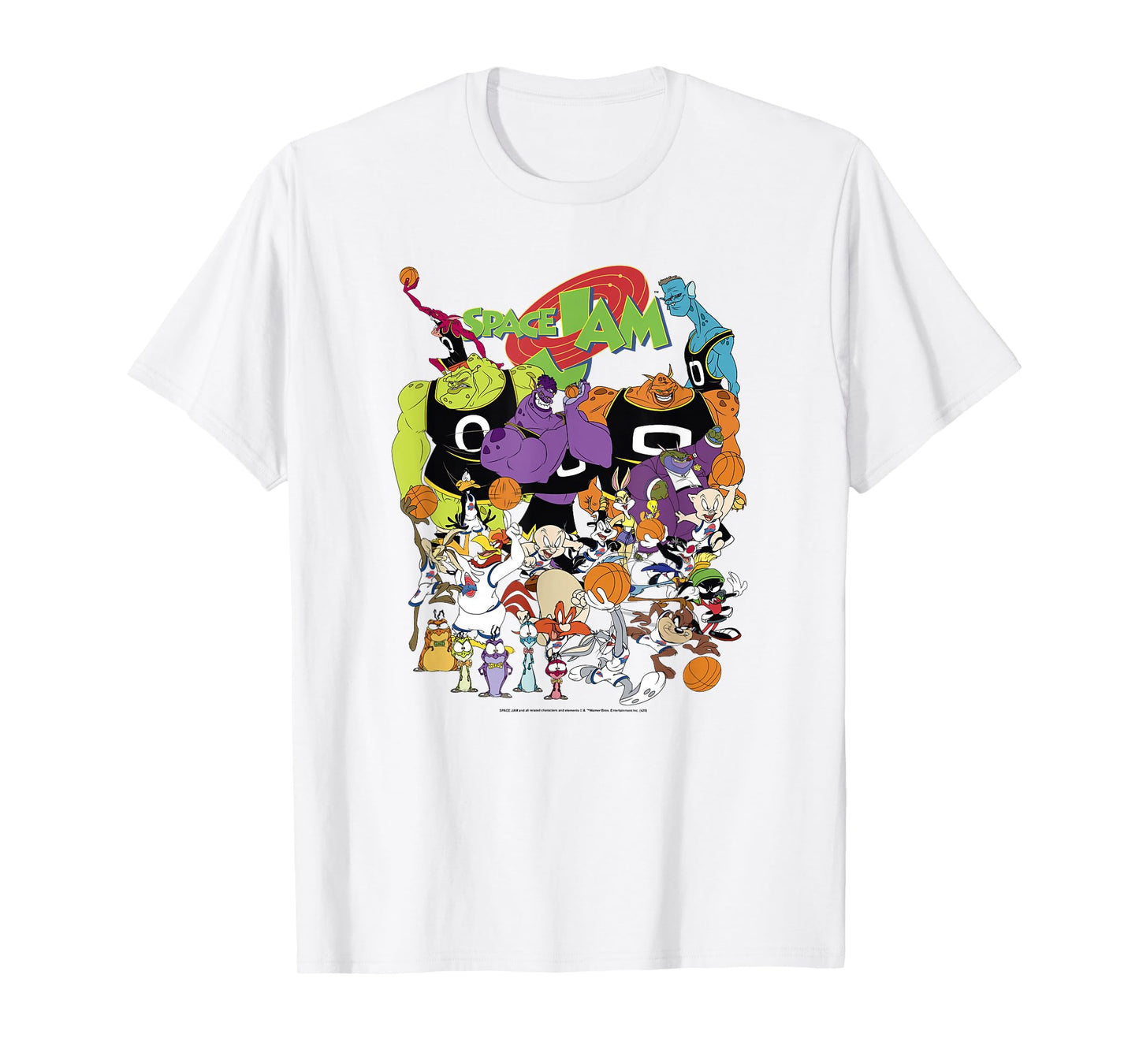 Space Jam Classic Monstars And Looney Tunes Game Day T-Shirt