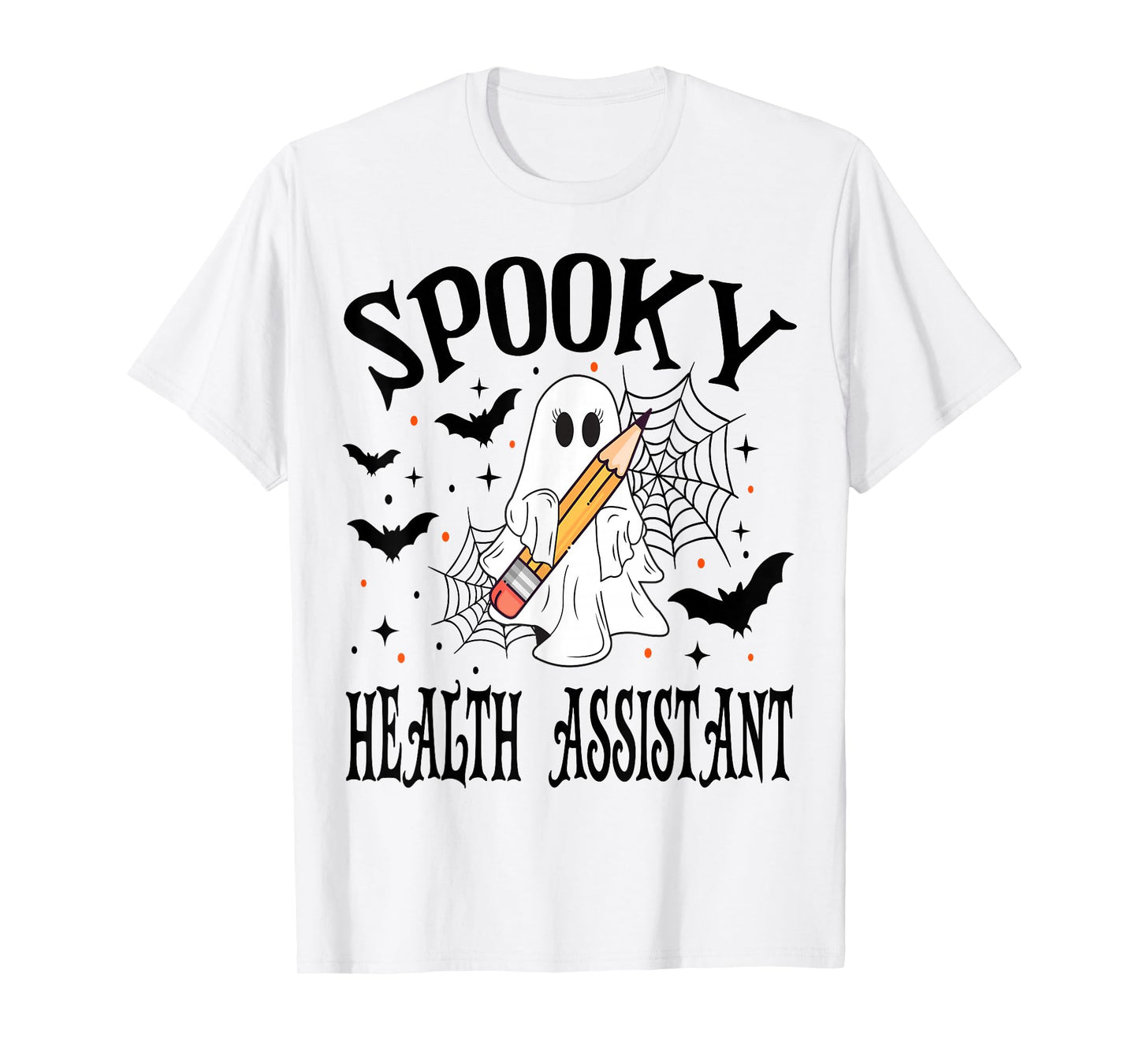Spooky Health Assistant Halloween School T-Shirt