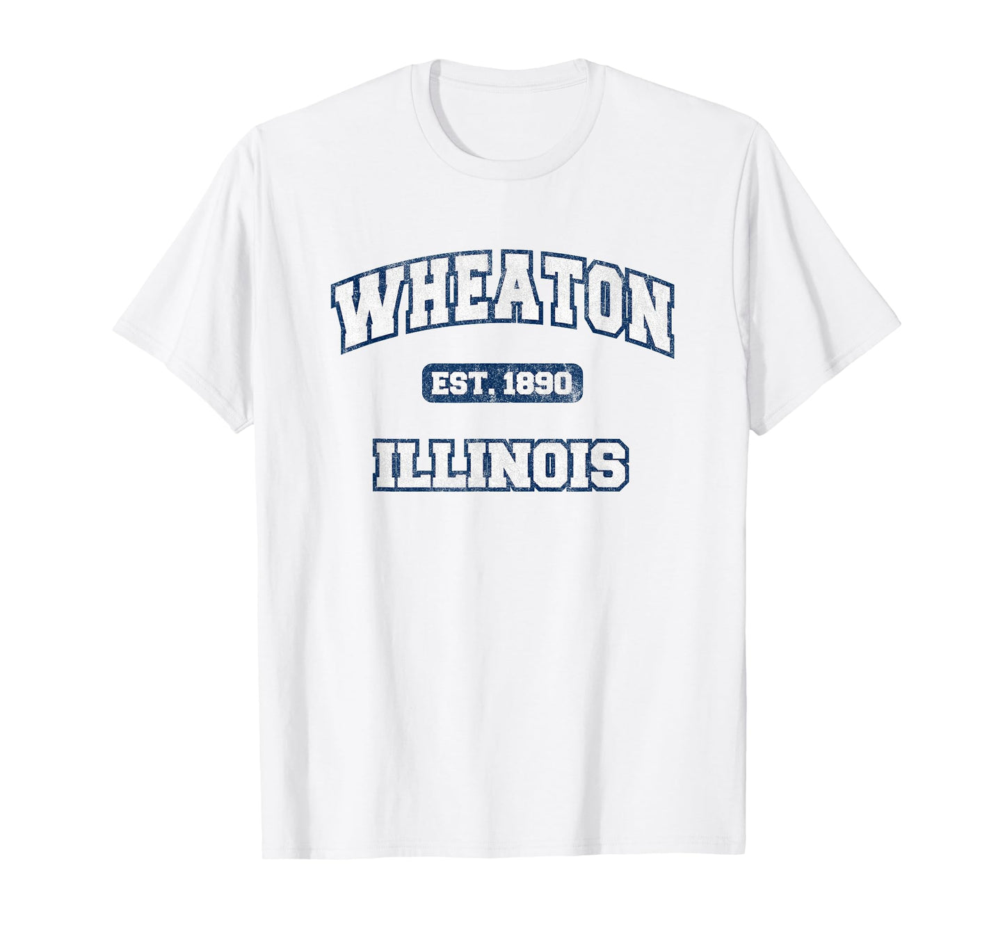 Wheaton Illinois Varsity College Style T-Shirt