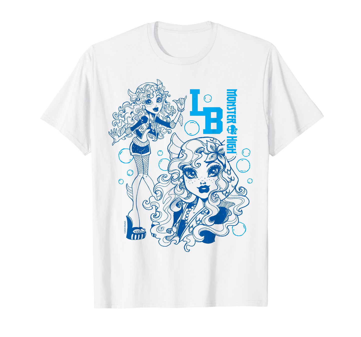 Monster High - Lagoona Blue Bubble Sketch T-Shirt