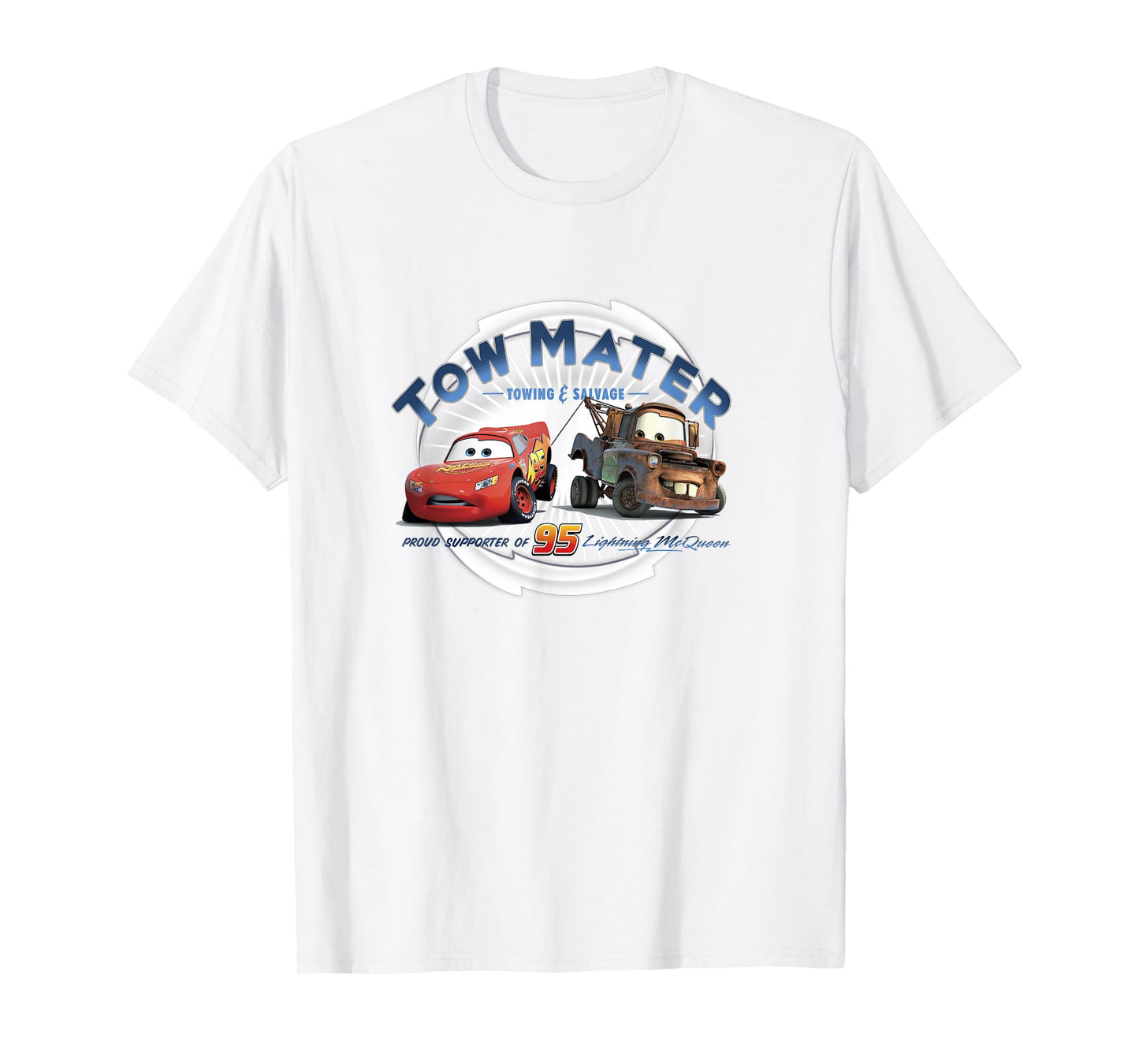 Disney Pixar Cars Tow Mater Towing & Salvage Buddies Shot V2 T-Shirt