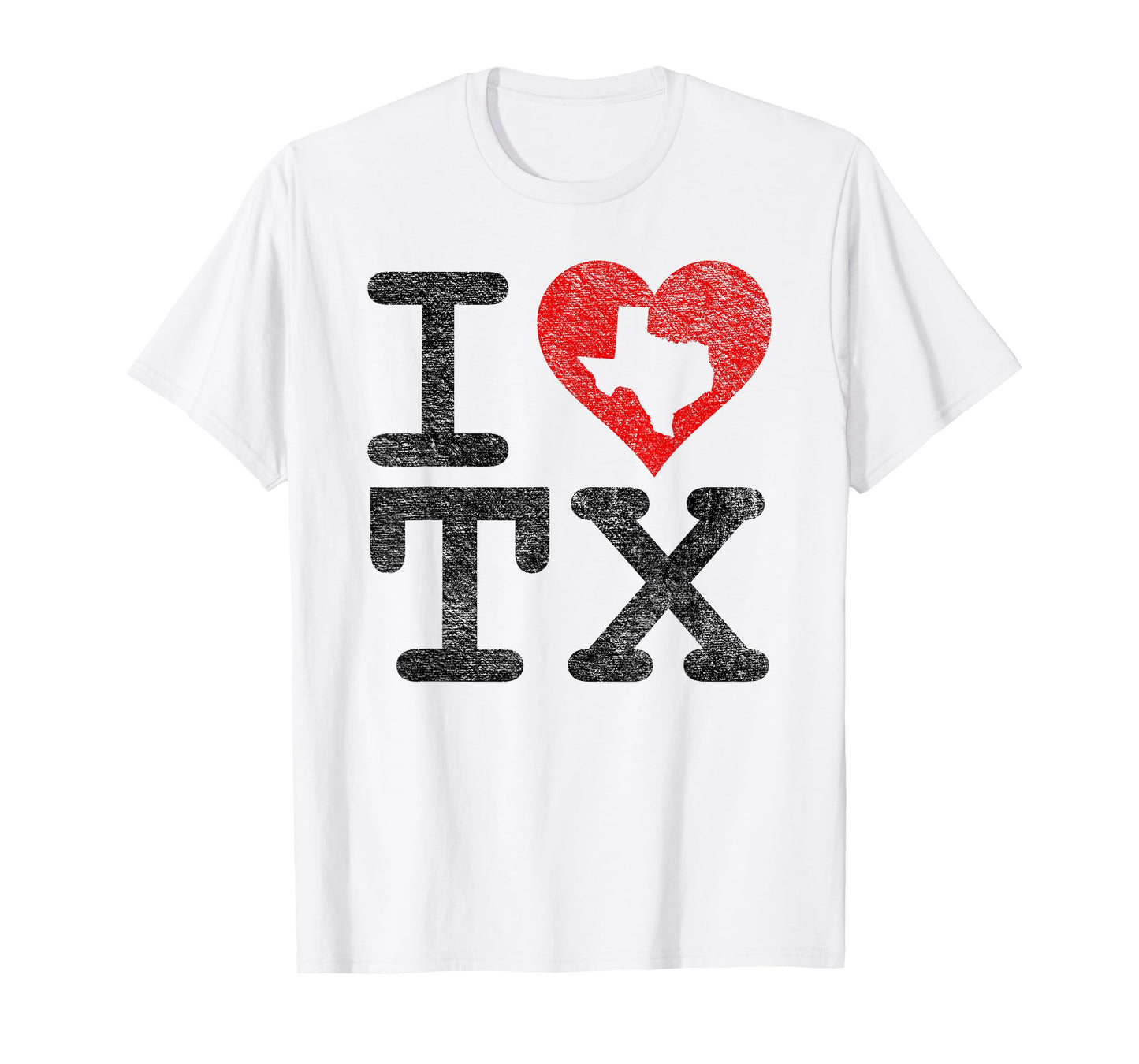 I LOVE TEXAS I HEART TX FLAG THE LONESTAR STATE LOVE PRIDE T-Shirt