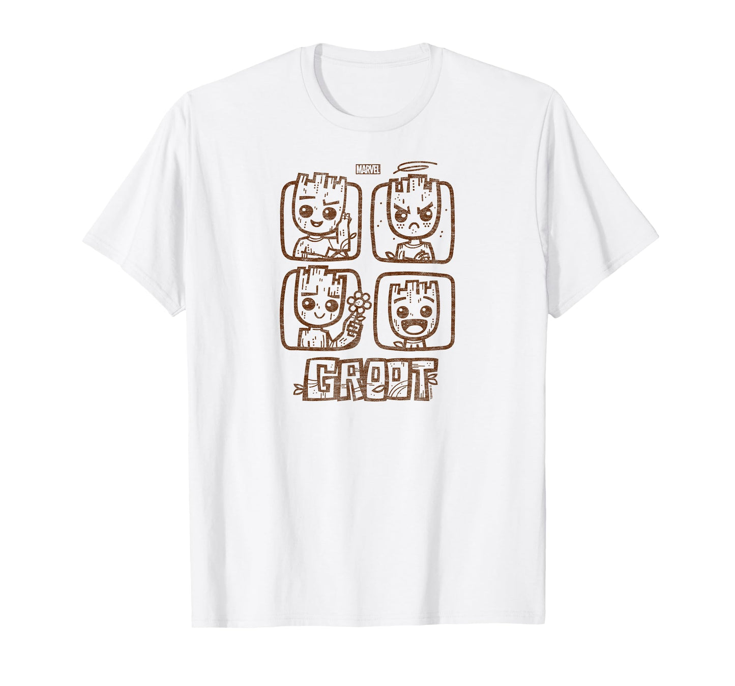 Guardians Of The Galaxy - Groot Grid T-Shirt