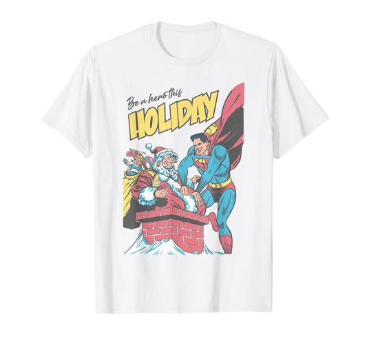 Superman Christmas Holiday Hero T-Shirt