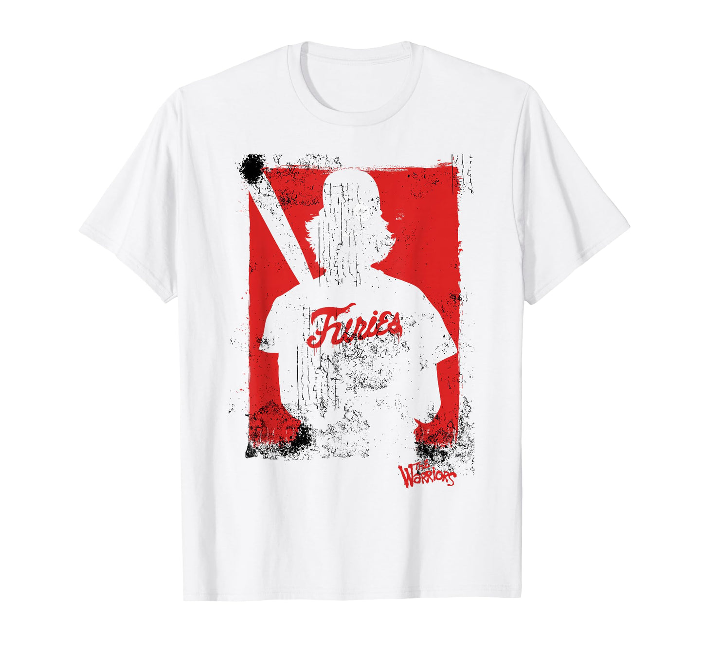 The Warriors The Furies Distressed Silhouette T-Shirt