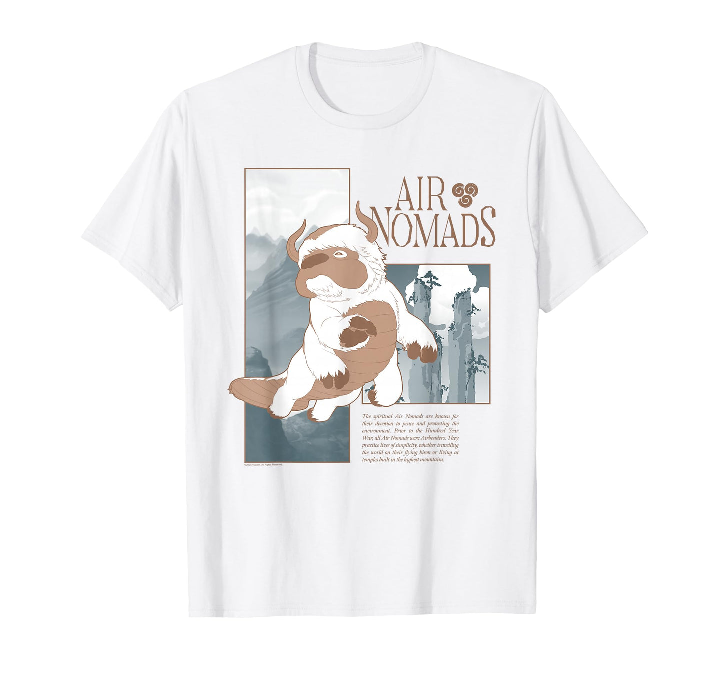 Avatar: The Last Airbender Appa Sky Bison Yip Yip TV Show T-Shirt