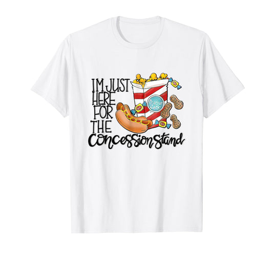 I'm just here for the-concession stand funny kids toddler T-Shirt