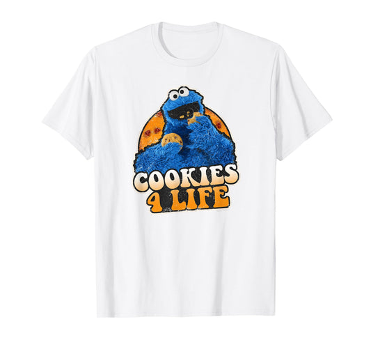 Sesame Street Cookie Monster Cookies 4 Life T-Shirt