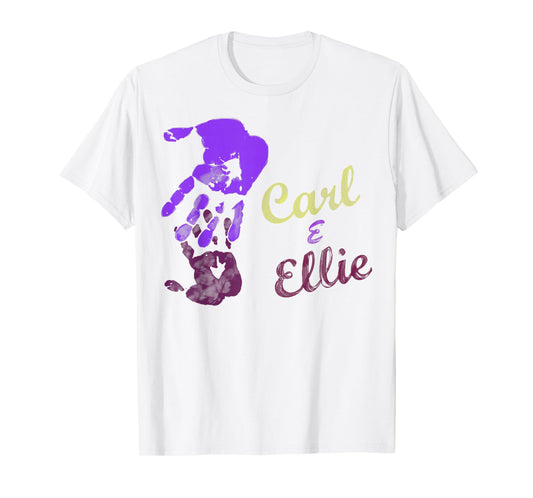 Disney Pixar Up Carl & Ellie Handprints T-Shirt