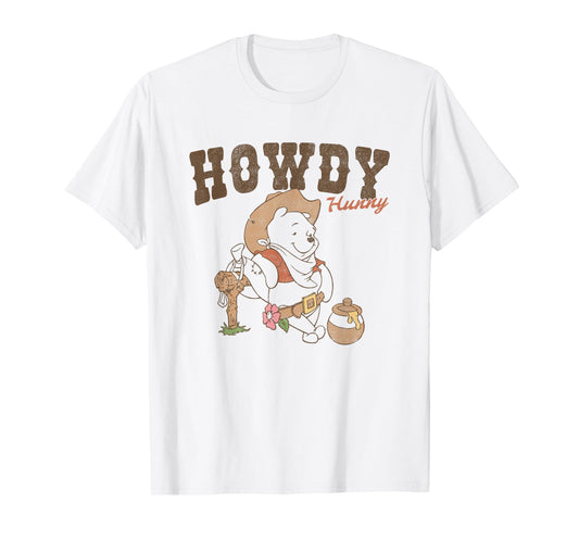Disney Winnie The Pooh Howdy Hunny Western Bear T-Shirt