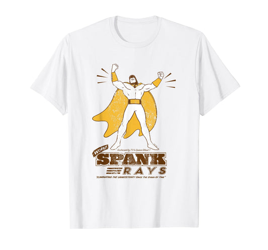 Space Ghost Vintage Spank Rays Distressed Superhero Pose T-Shirt