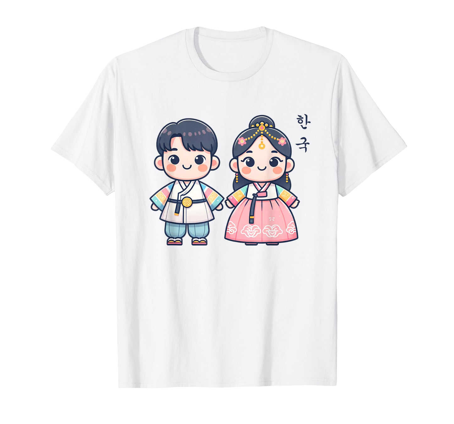 Korean Girl Boy Traditional Hanbok Clothing, KOREA T-Shirt