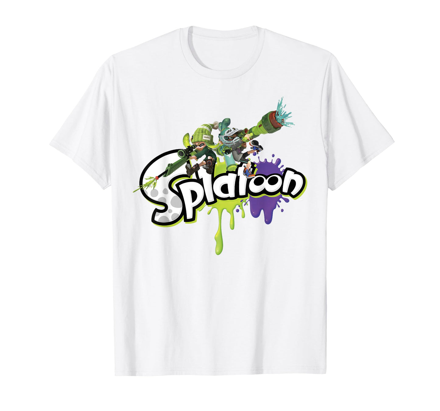 Nintendo Splatoon Splatter Back To Back Graphic T-Shirt T-Shirt