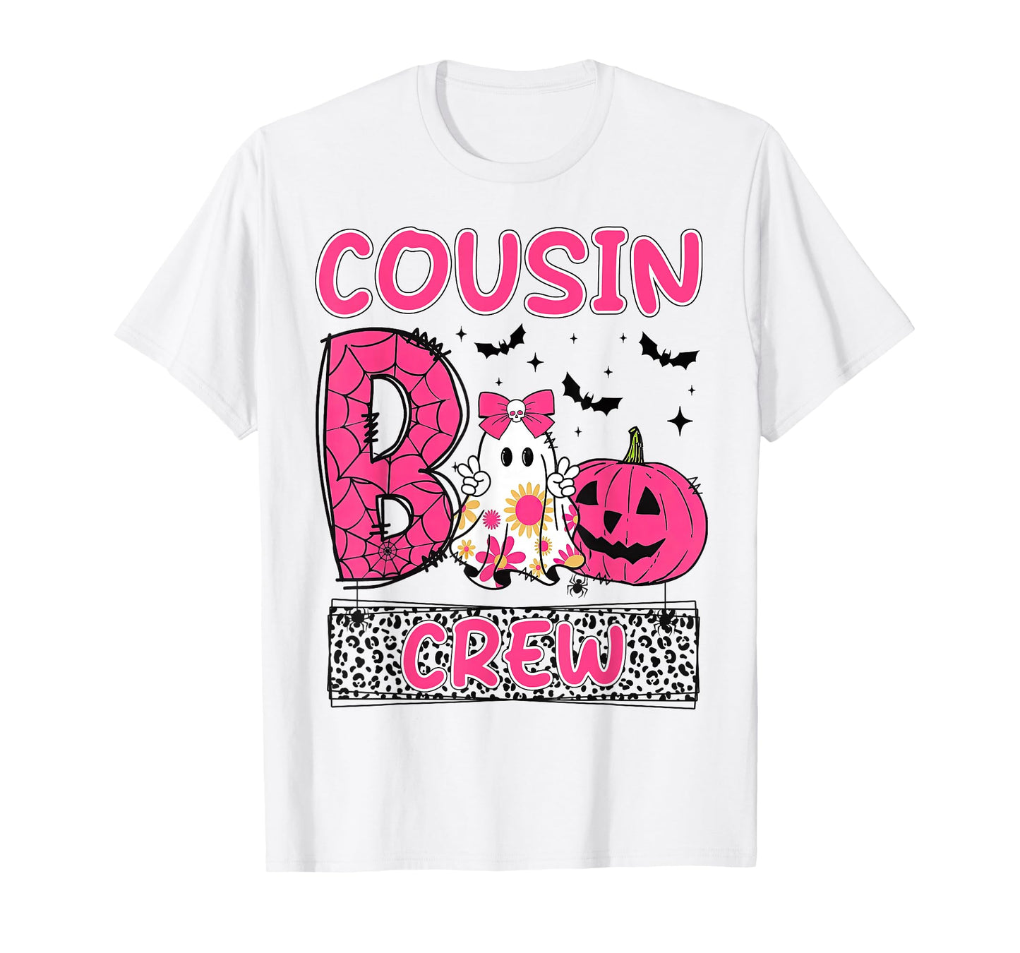 Cousin Boo Crew Girls Kids Matching Family Halloween T-Shirt