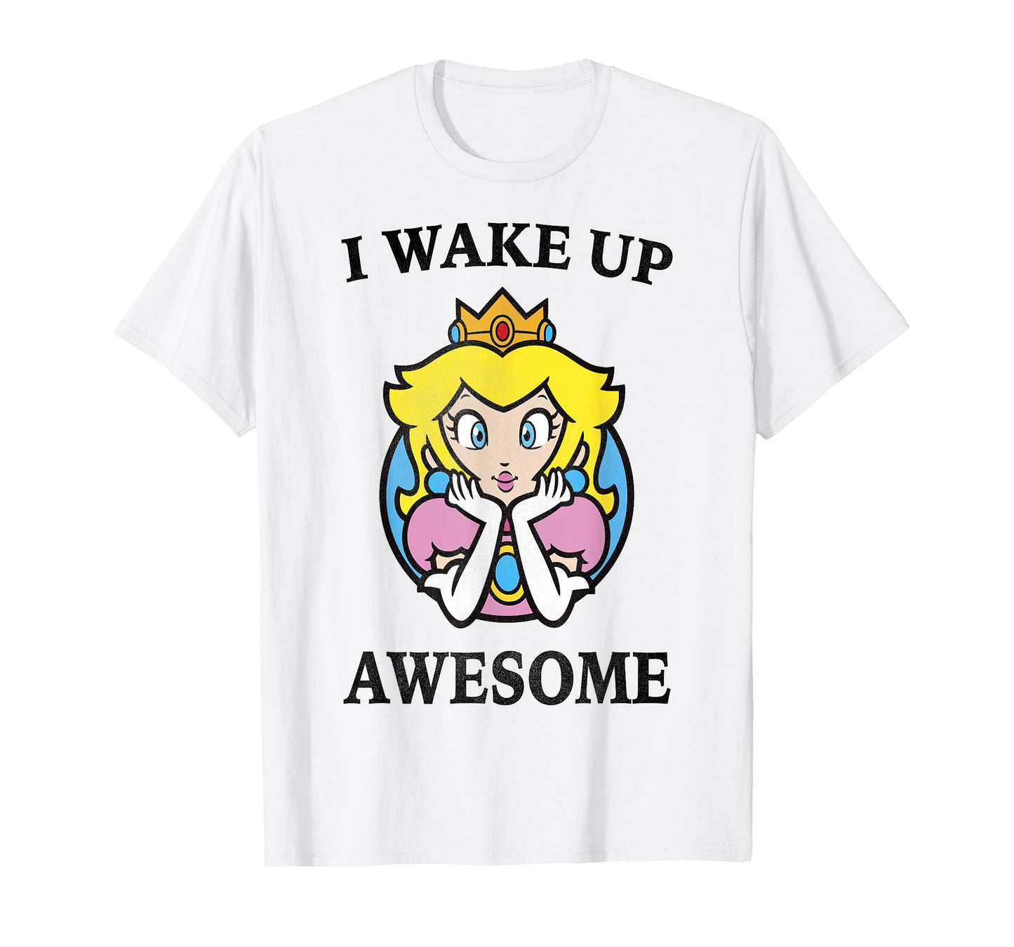 Nintendo Super Mario Princess Peach Awesome T-Shirt T-Shirt