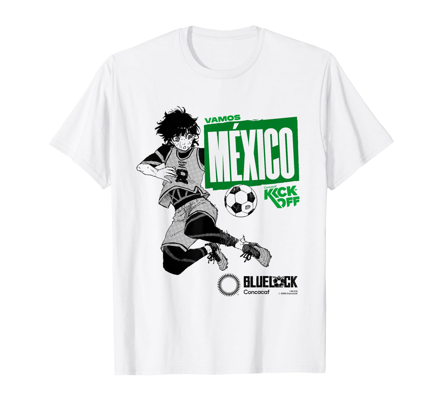 Blue Lock x Concacaf - “GO Mexico Kick Off” T-Shirt
