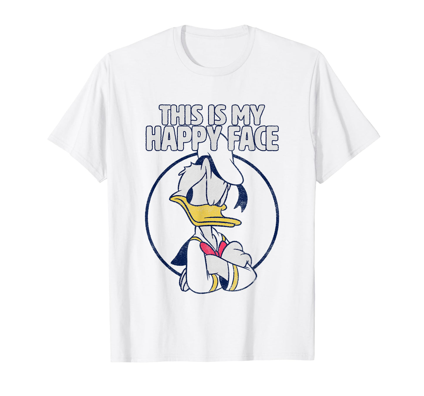 Disney Mickey and Friends Donald Duck My Happy Face T-Shirt