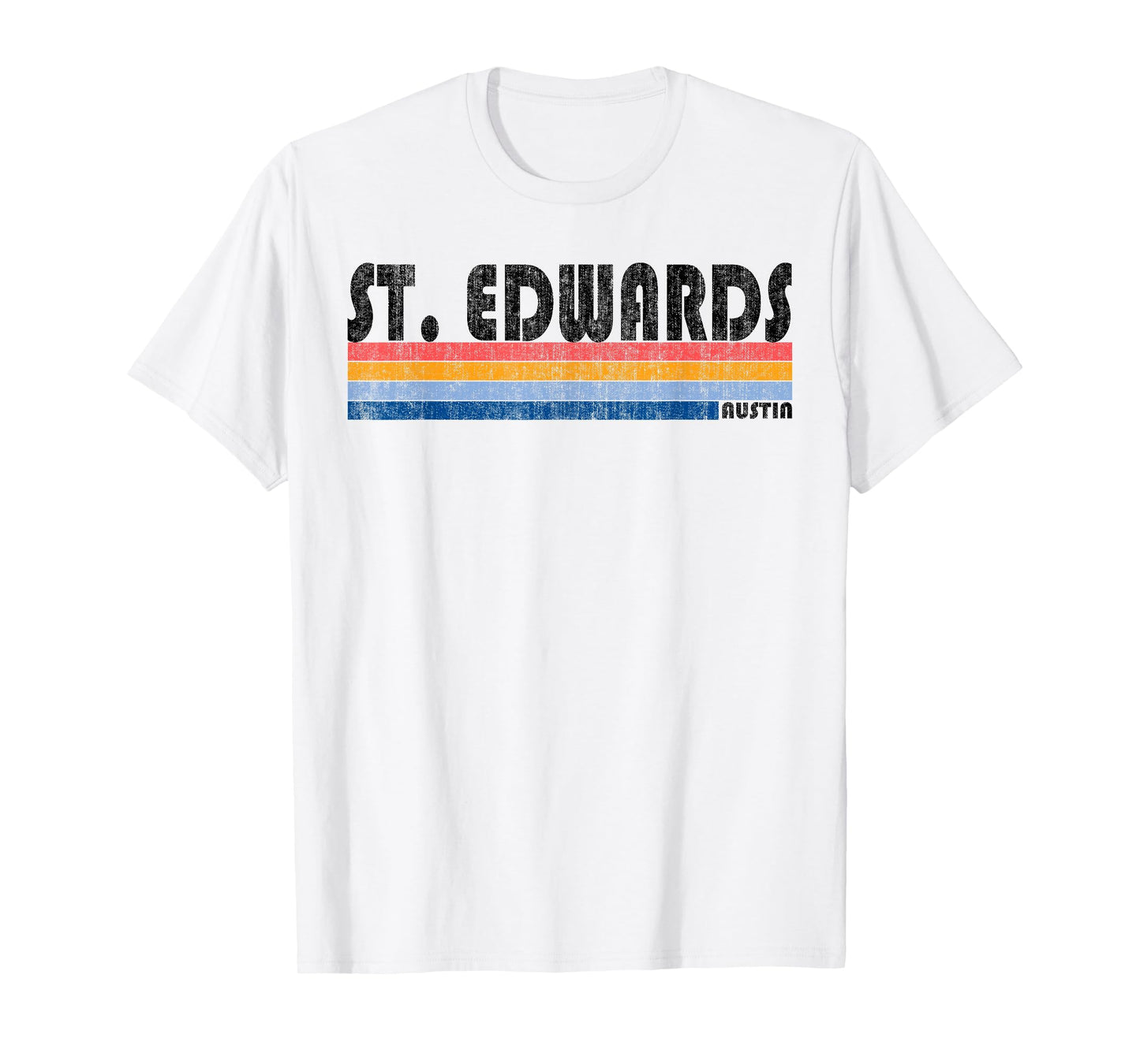 Vintage 1980s Style St. Edwards TX T Shirt T-Shirt