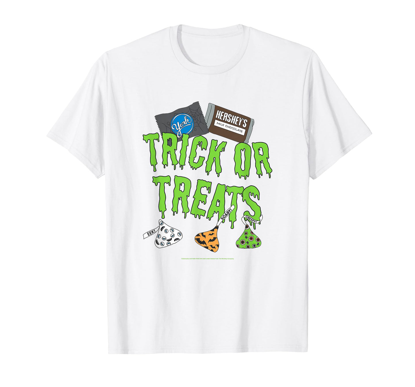 Hershey's Halloween Trick Or Treats Spooky Chocolate Kisses T-Shirt