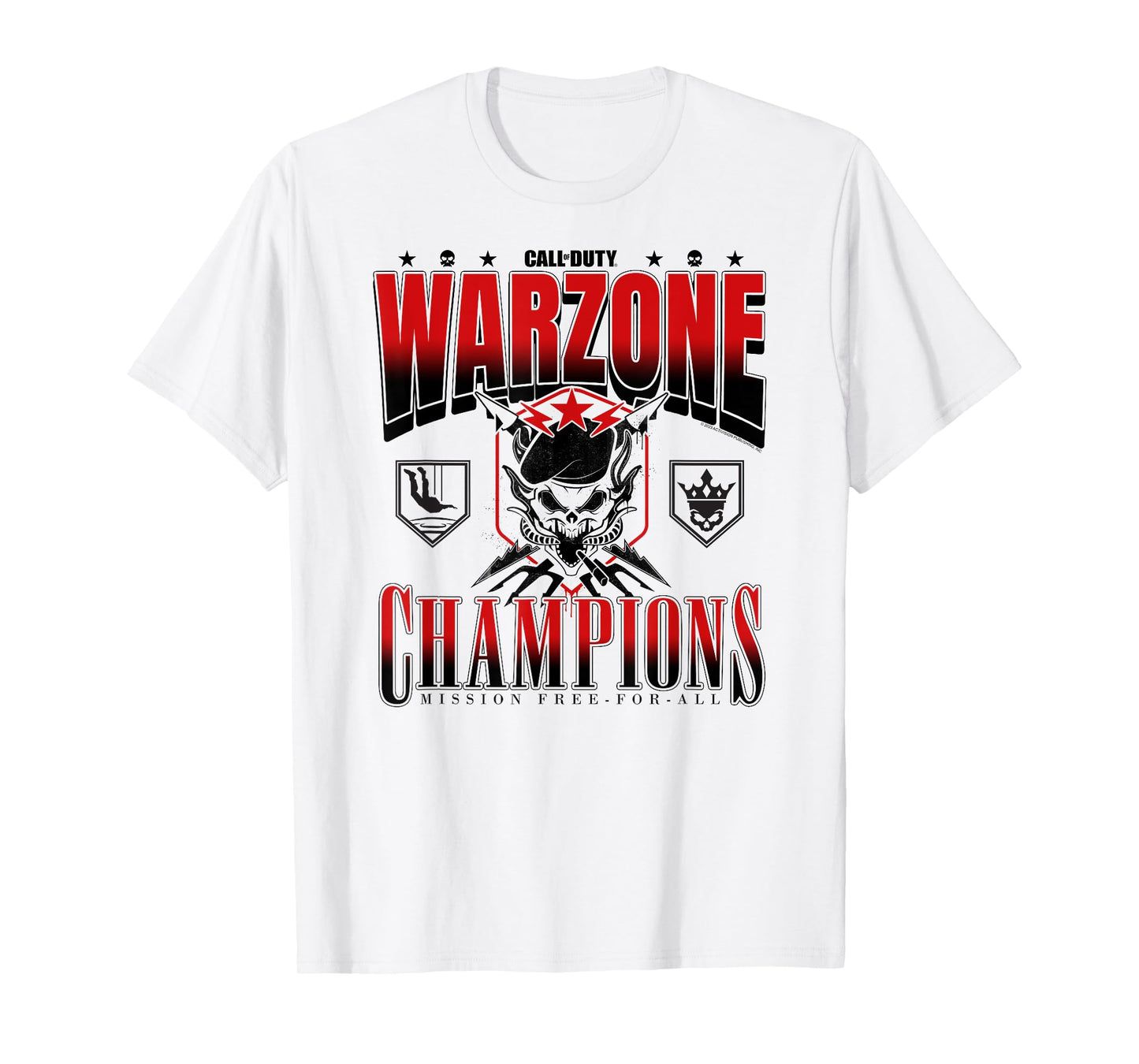 Call of Duty Warzone Champions Retro Video Game T-Shirt
