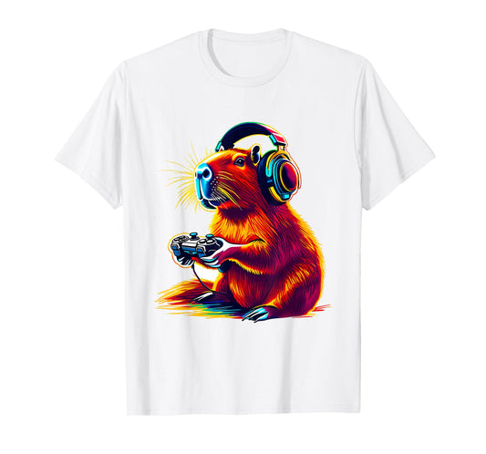 Capybara Funny Video Games Capybara T-Shirt