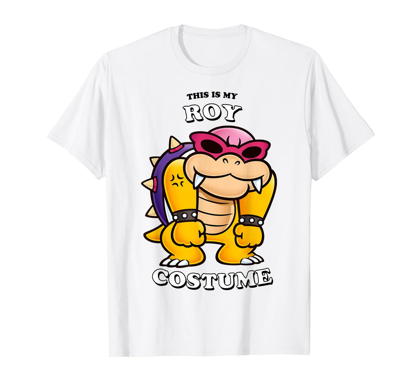 Super Mario Bros Halloween This Is My Roy Koopa Costume T-Shirt