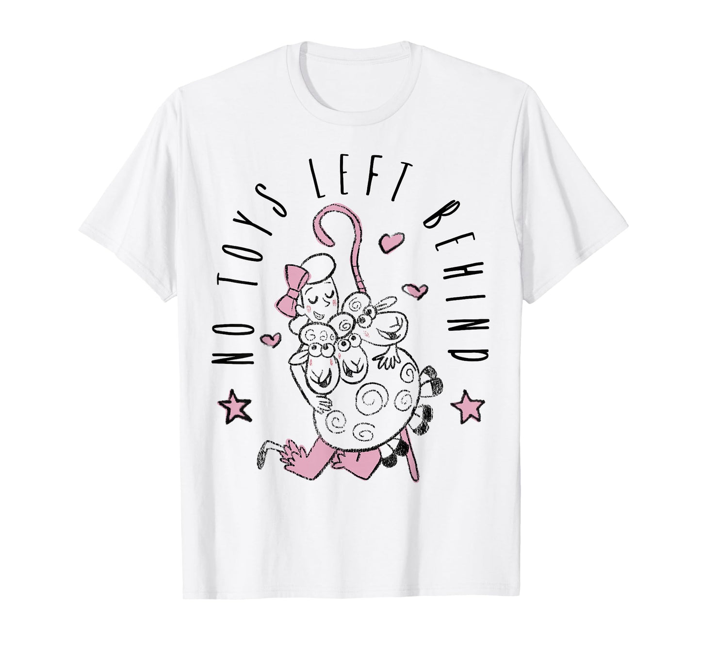 Disney Pixar Toy Story 4 Bo-Peep No Toys Left Behind T-Shirt