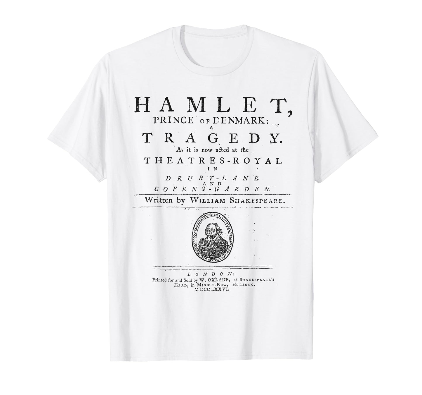 William Shakespeare Hamlet Shirt Literature Theatre Gift T-Shirt