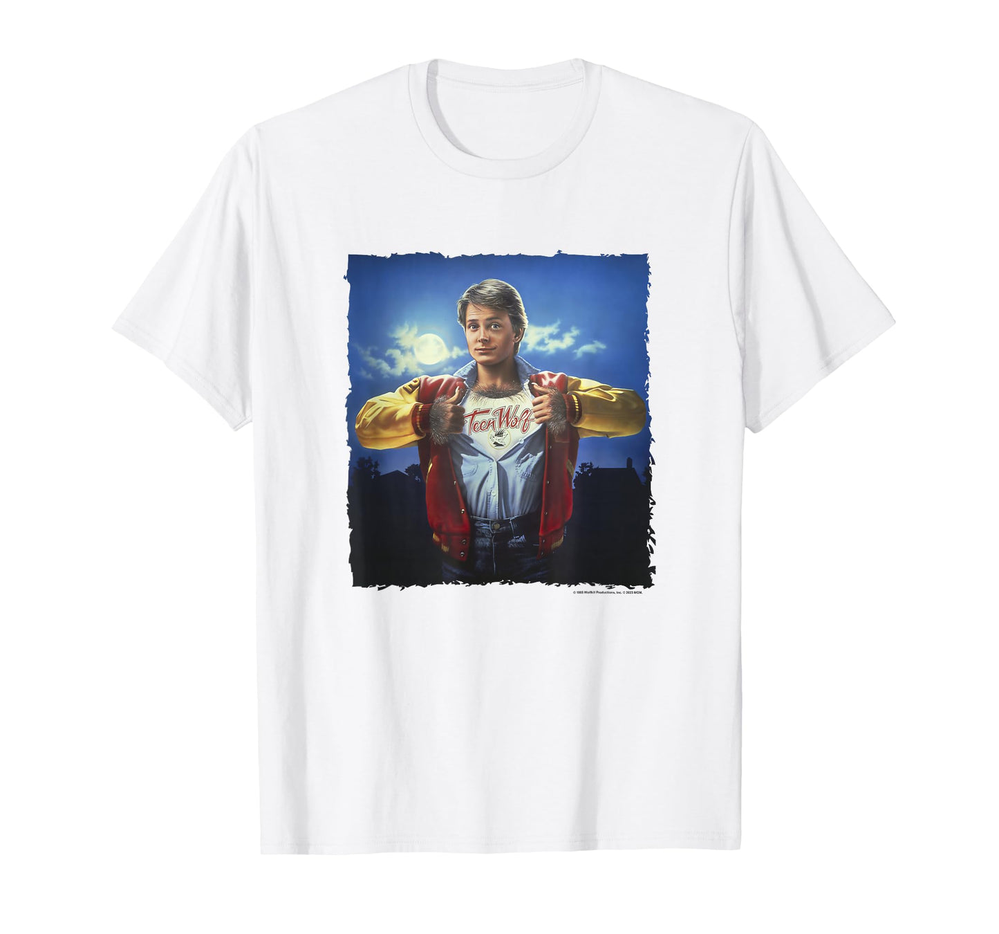 Teen Wolf Scott Howard Classic Movie Poster Vintage T-Shirt