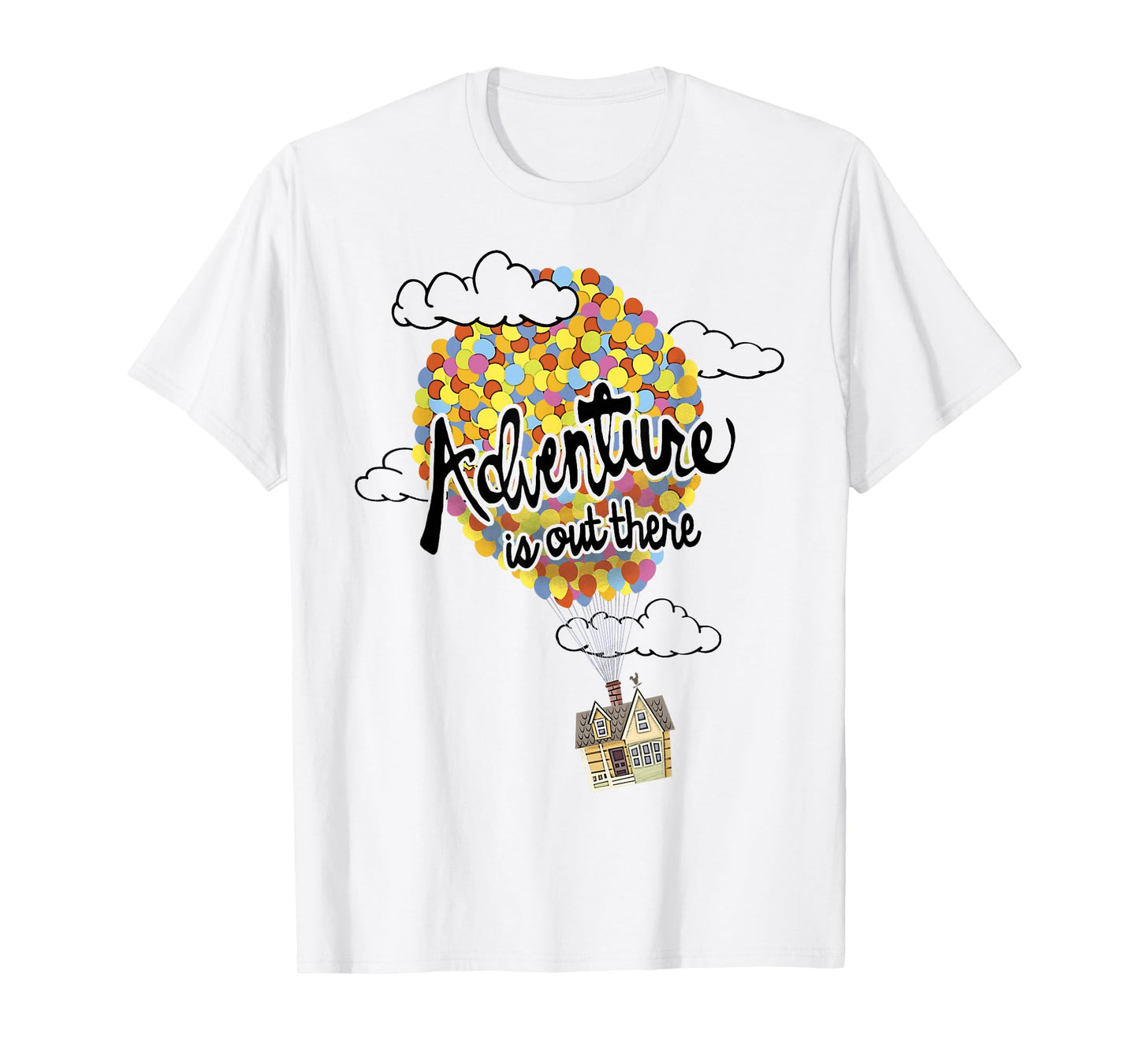 Disney Pixar Up Adventure is Out There House Balloon Graphic T-Shirt
