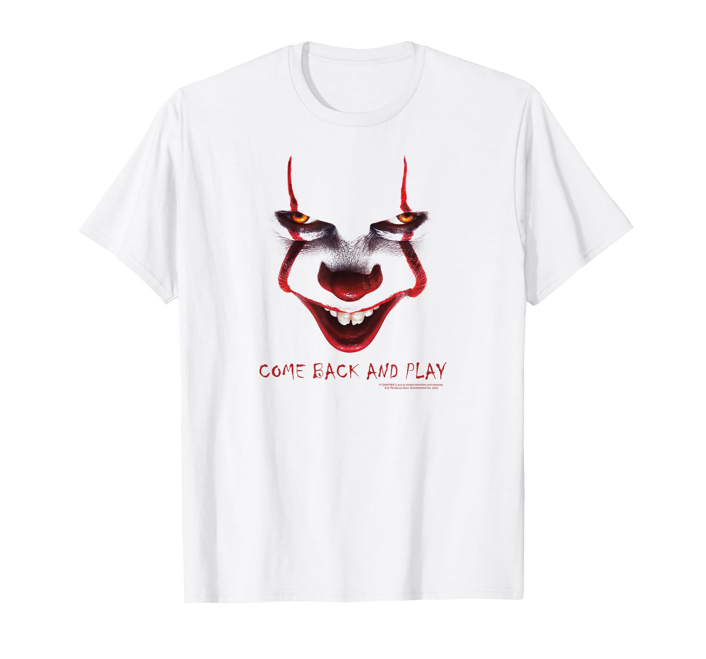 IT Chapter Two Come Back and Play Pennywise Horror Movie T-Shirt