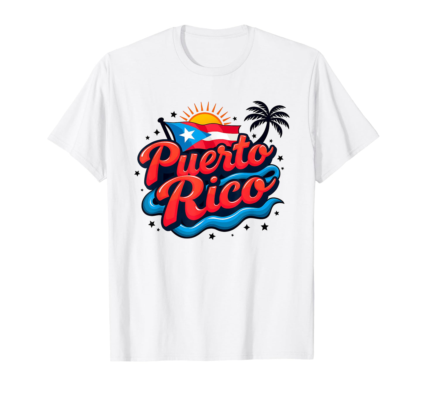 Puerto Rico Flag Vacation Boricua Puerto Rican For Men Women T-Shirt