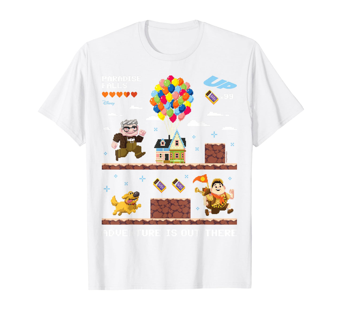 Up - Carl Dug Russell Video Game Adventure Is Out There T-Shirt