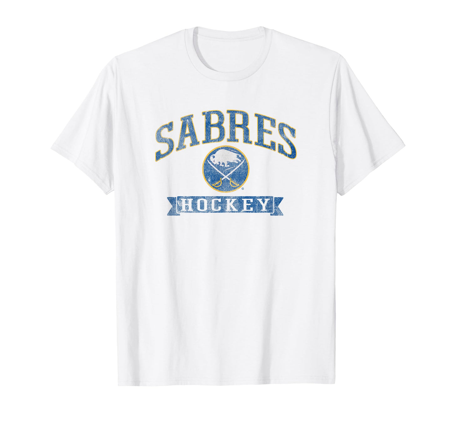 Buffalo Sabres Vintage Hockey Gray NHL Officially Licensed T-Shirt