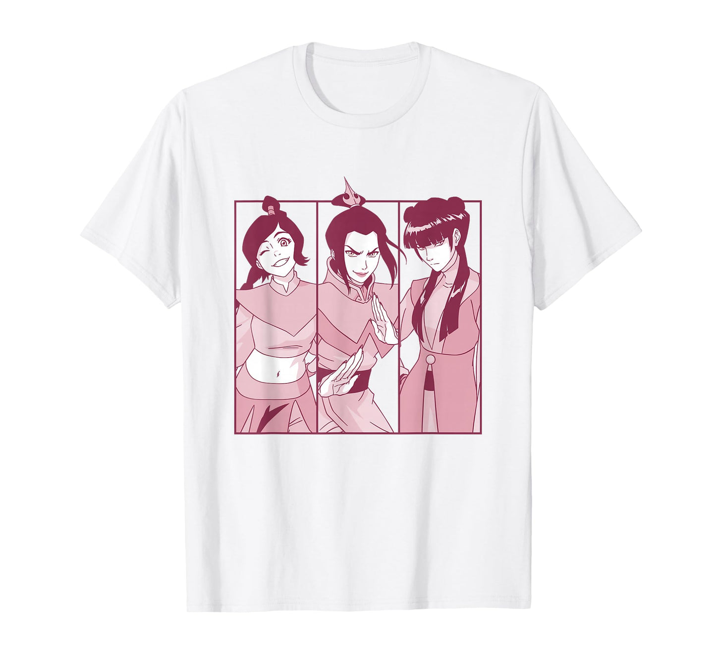 Avatar: The Last Airbender Mighty Women Warrior Panels T-Shirt