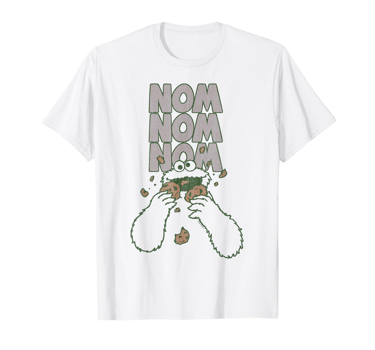 Sesame Street Cookie Monster Nom Nom T-Shirt