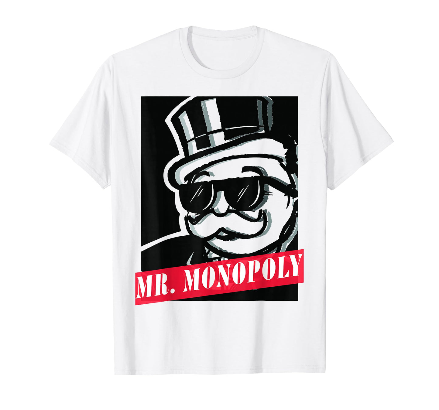 Monopoly Rich Uncle Pennybags Graphic Logo Poster T-Shirt