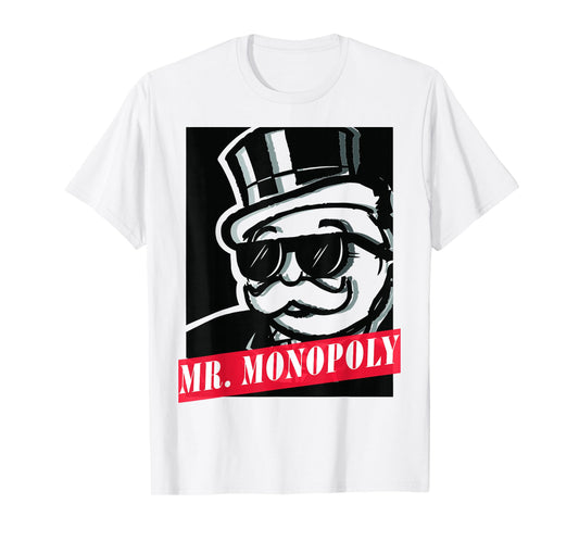 Monopoly Rich Uncle Pennybags Graphic Logo Poster T-Shirt