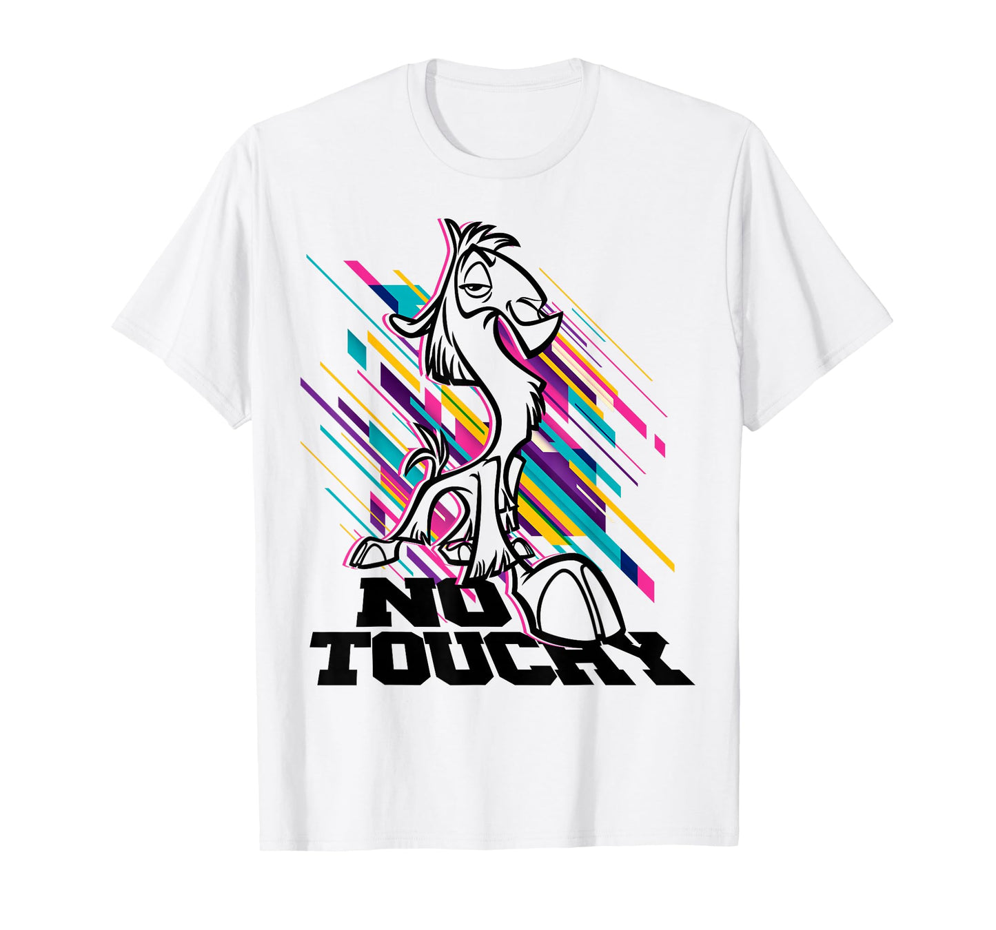 Disney Emperor's New Groove No Touchy Bright Graphic T-Shirt T-Shirt