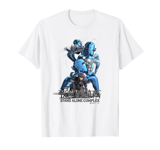 Ghost in the Shell: Stand Alone Complex Motoko & Tachikomas T-Shirt