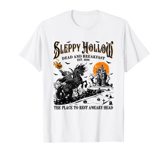 Horseman Halloween Sleepy Hollow Retro Vintage Headless T-Shirt