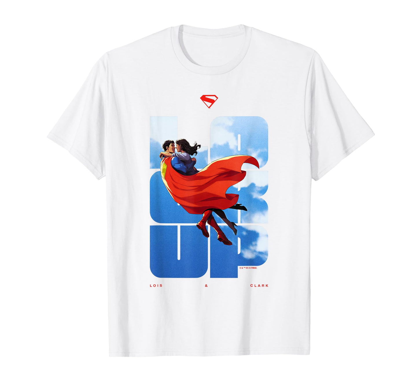 Superman (2025) Superman Lois Look Up T-Shirt