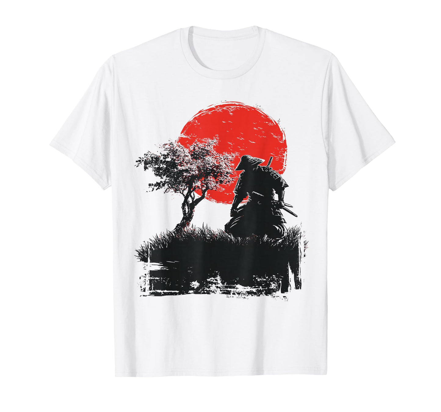 Japan Samurai Vintage Fighter Retro T-Shirt