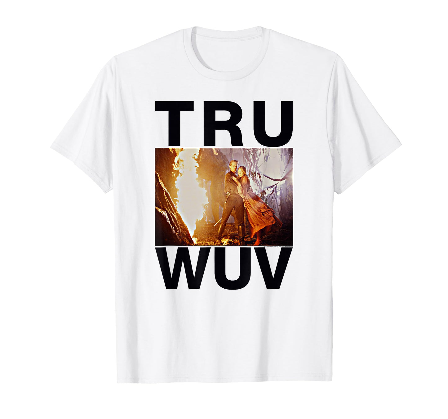 The Princess Bride Tru Wuv Couple Retro Movie T-Shirt