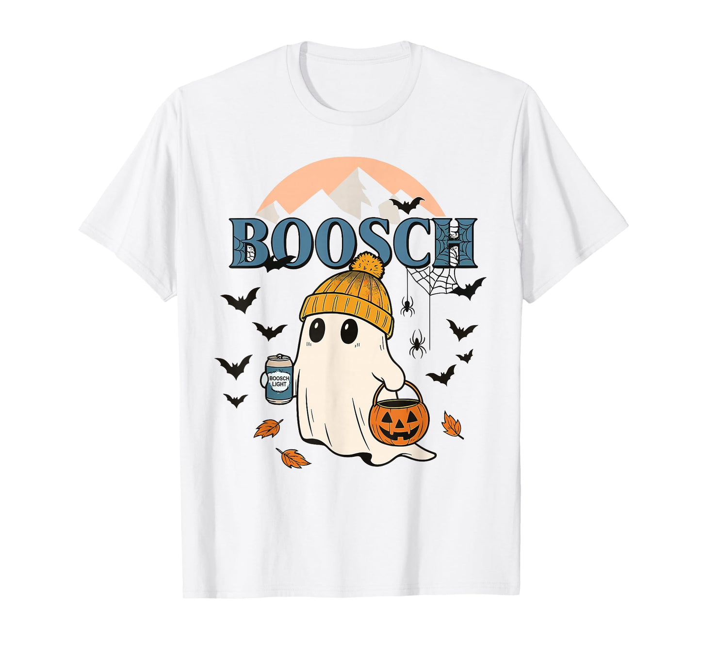 Funny Ghost Beer Halloween Spooky Boo Beer Drinking Party T-Shirt