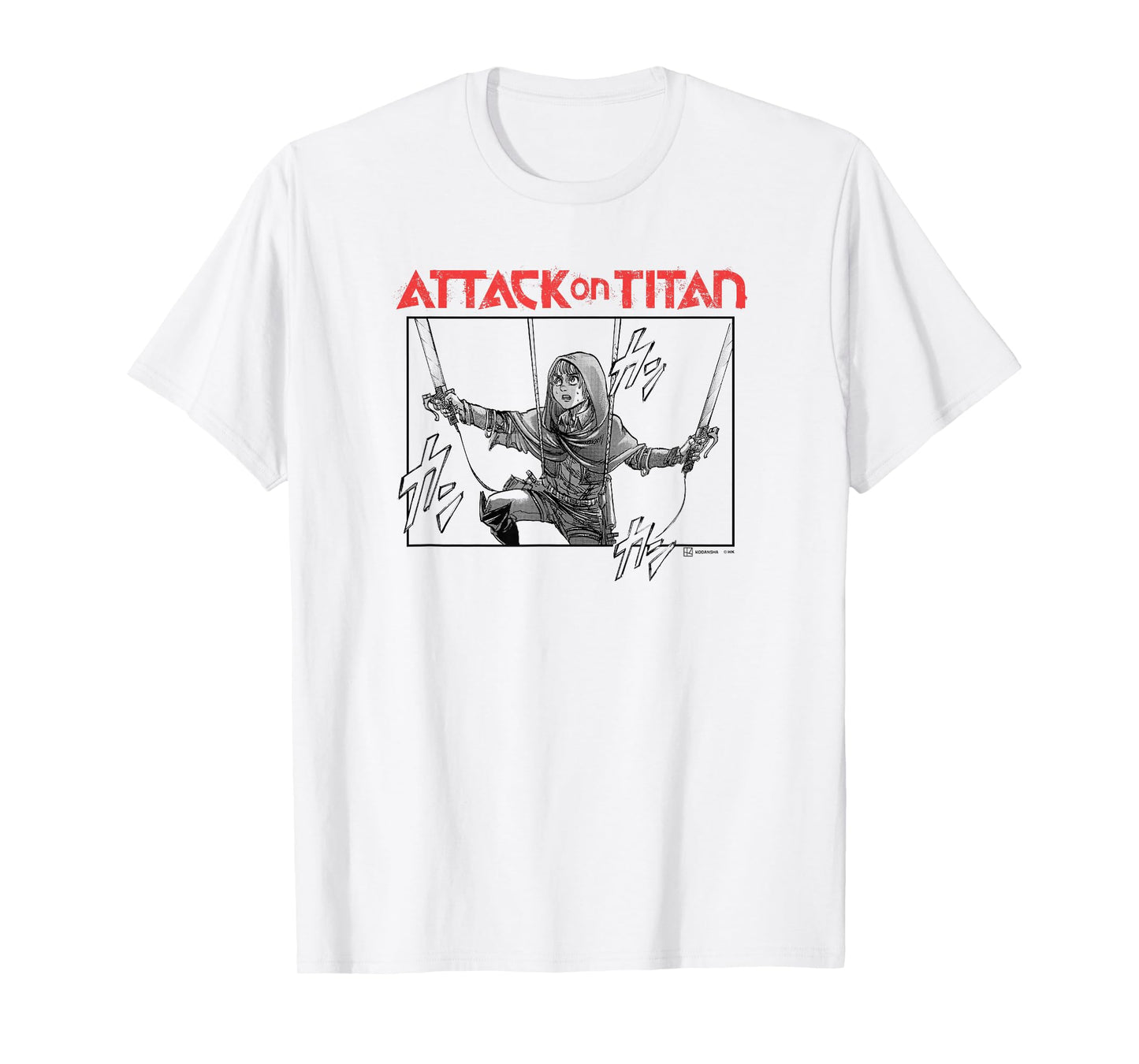 Attack on Titan Armin Arlet Survey Corps Manga Portrait T-Shirt