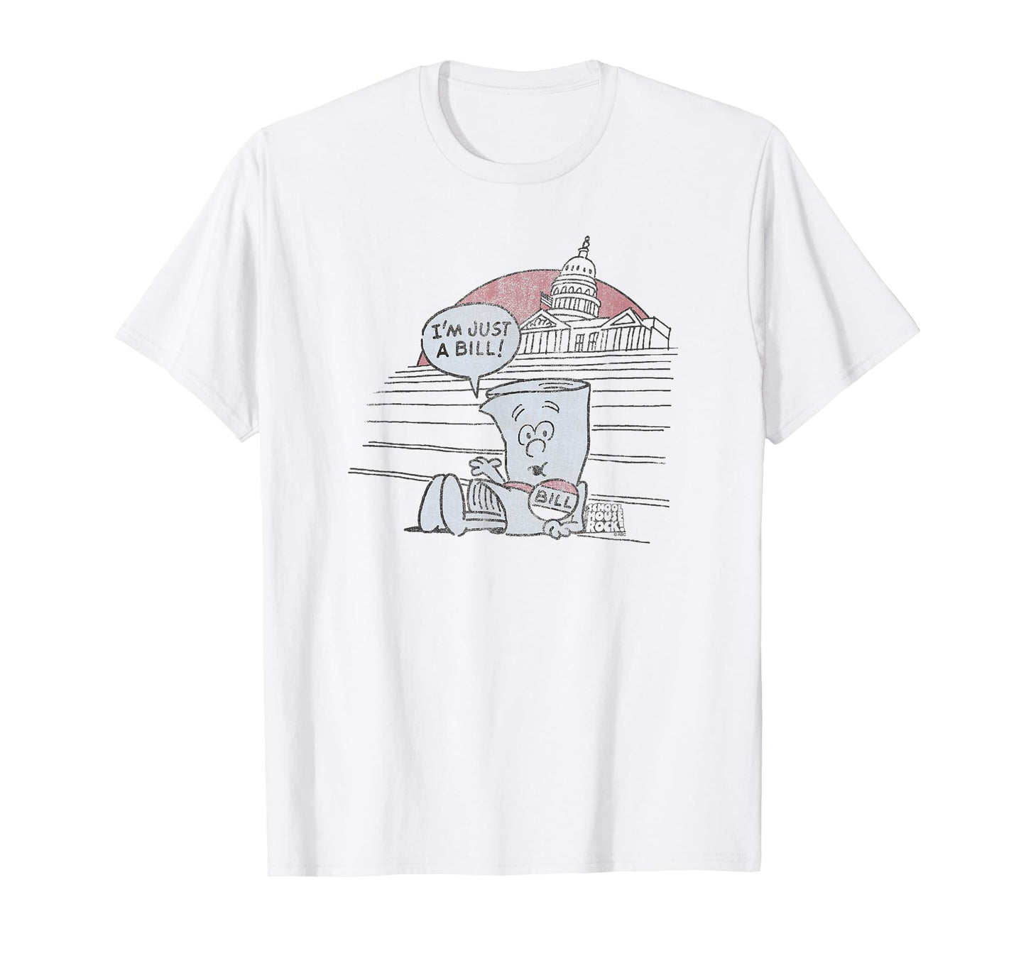 Schoolhouse Rock I’m Just A Bill on Capitol Hill Retro TV T-Shirt