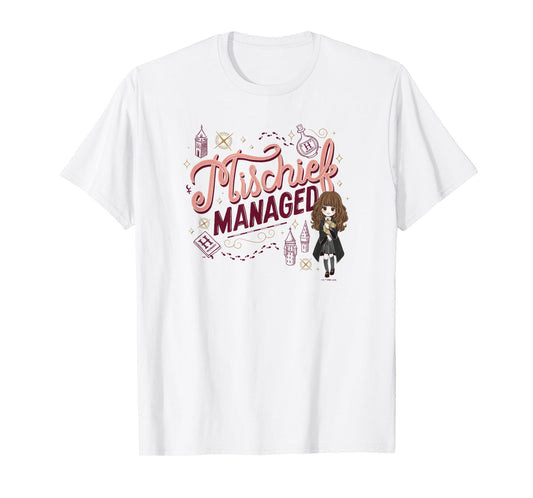 Harry Potter: Deathly Hallows 2 Hermione Mischief Managed T-Shirt