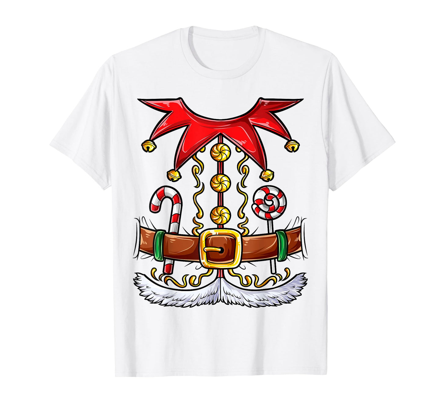 Elf Costume Christmas Elves Boys Girls Funny Xmas Holiday T-Shirt