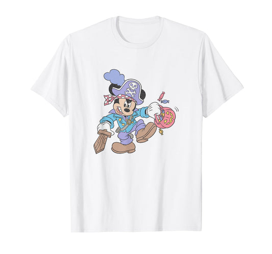 Disney Mickey And Friends Halloween Pirate Candy Costume T-Shirt